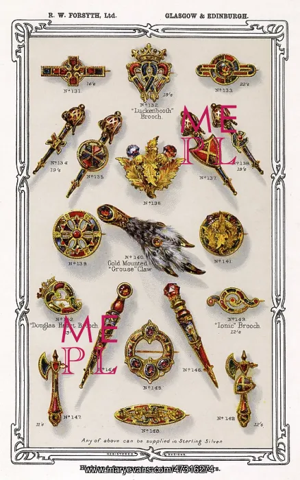 : HIGHLAND BROOCHES C1902