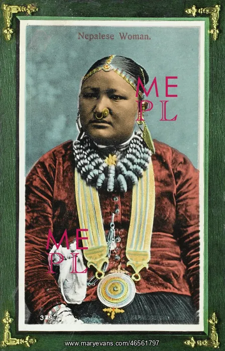 : Highly decorated Nepalese Woman : Highly decorated Nepalese Woman