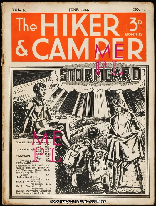 : THE HIKER & CAMPER 1934 : THE HIKER & CAMPER 1934