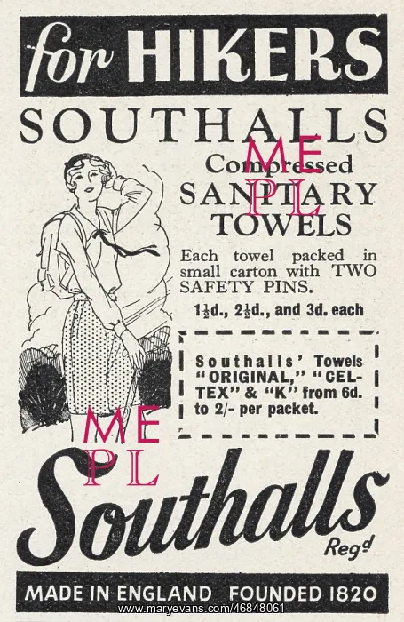 : HIKING SANITARY TOWELS : HIKING SANITARY TOWELS