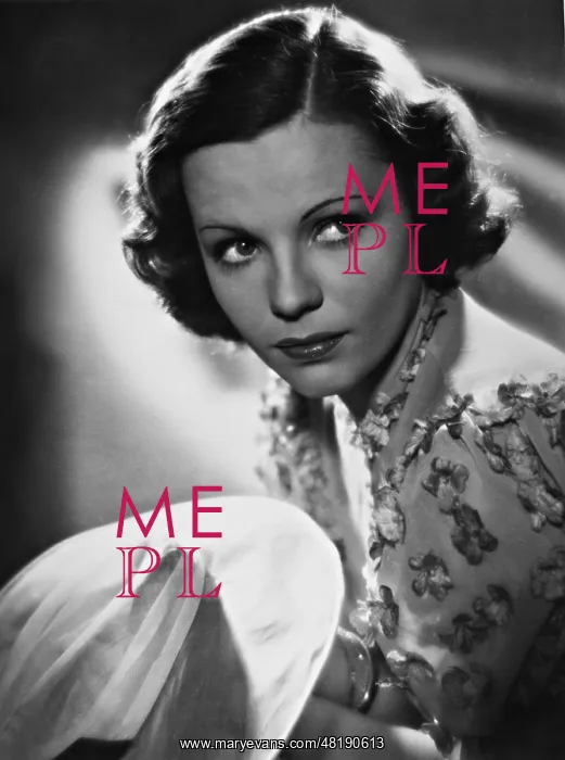 : Hilde Krahl in The Jumping Jack, 1938 : Hilde Krahl in The Jumping Jack, 1938