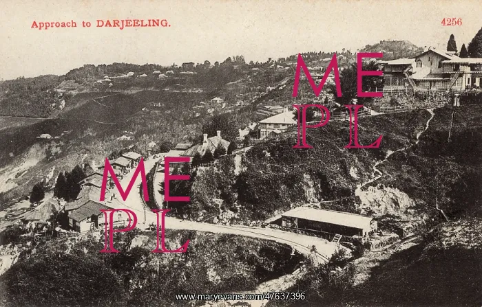 : Hill station, approach to Darjeeling, India : Hill station, approach to Darjeeling, India