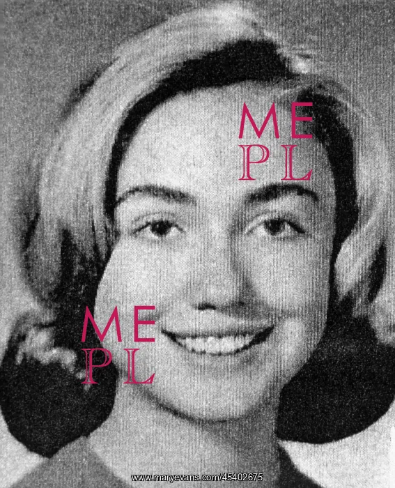 : Hillary Clinton's senior portrait from the 1965 : Hillary Clinton's senior portrait from the 1965
