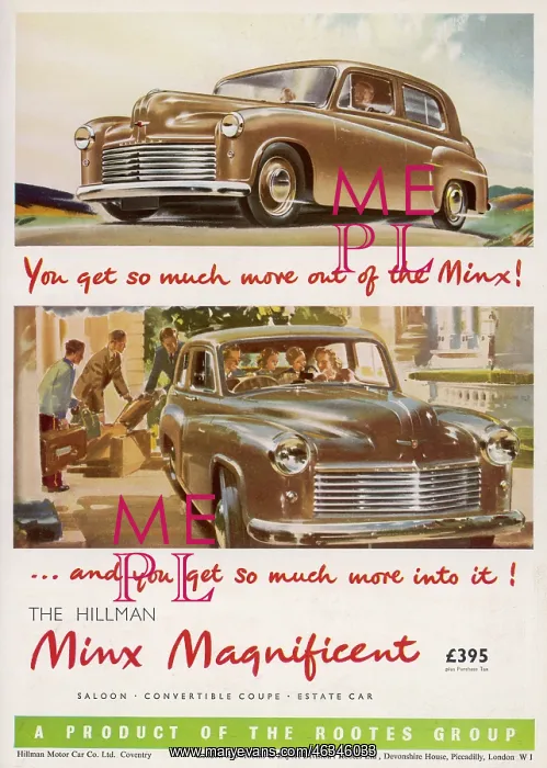: Hillman Minx Magnificent : Hillman Minx Magnificent