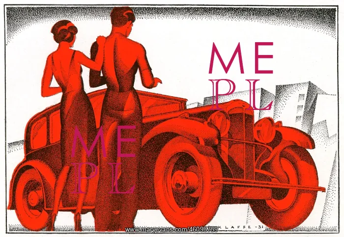 : Hillman Wizard car illustration : Hillman Wizard car illustration