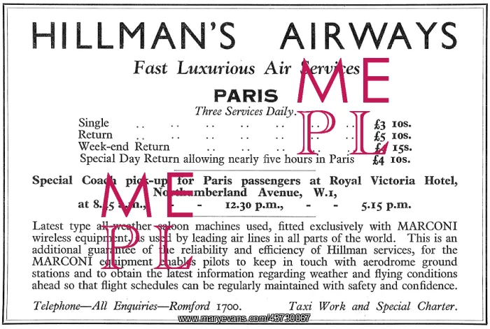  : Hillmans Airways