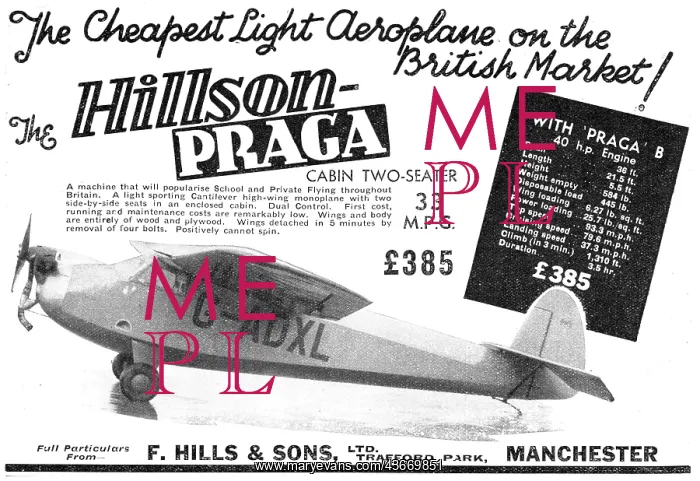  : Hillson Praga : G-ADXL