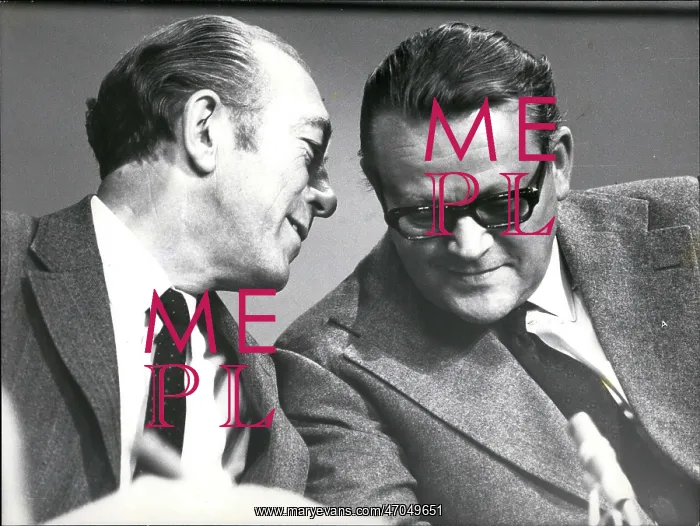 : Hilmer Baunsgaard and Jens Otto Krag, Danish politicians : Hilmer Baunsgaard and Jens Otto Krag, Danish politicians