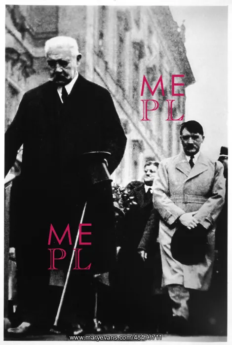 : HINDENBURG WITH HITLER : HINDENBURG WITH HITLER