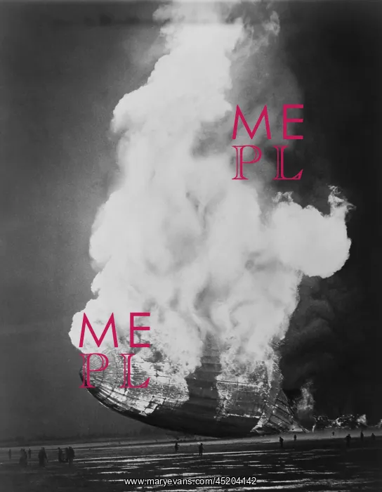 : The Hindenburg hits the ground in flames ? : The Hindenburg hits the ground in flames ?