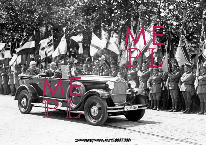 : Hindenburg in Mainz, 1930 : Hindenburg in Mainz, 1930