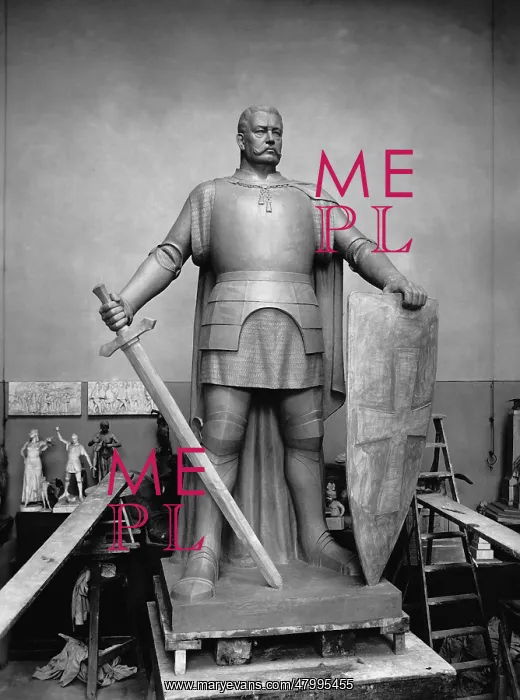: The Hindenburg monument depicts a German knights : The Hindenburg monument depicts a German knights