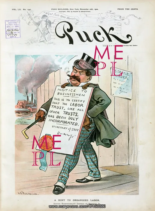 : A hint to organized labor : A hint to organized labor