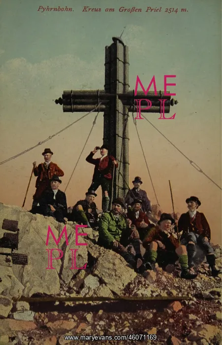 : Hinterstoder. Cross at the Great Priel (2514 : Hinterstoder. Cross at the Great Priel (2514