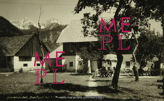 : Hinterstoder. Dietlgut with Kleinem Priel. 1932 : Hinterstoder. Dietlgut with Kleinem Priel. 1932