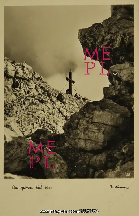 : Hinterstoder. Great Priel (2514 m). 1936. Photograph : Hinterstoder. Great Priel (2514 m). 1936. Photograph