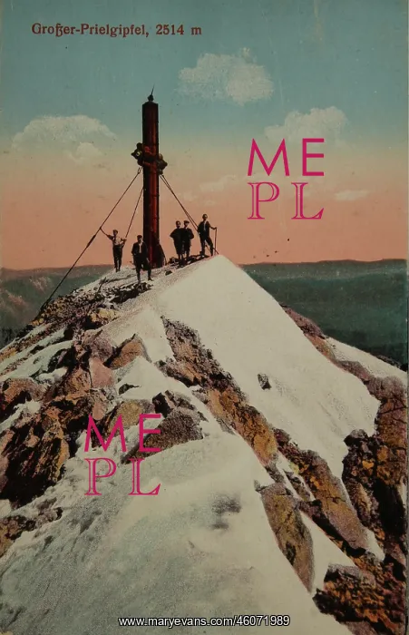: Hinterstoder. Great Priel summit (2514 m). 1920 : Hinterstoder. Great Priel summit (2514 m). 1920
