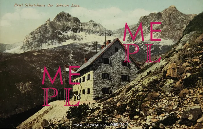 : Hinterstoder. Priel mountain hut of the section : Hinterstoder. Priel mountain hut of the section