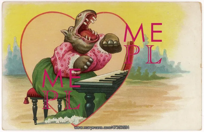  : Hippo at the Keyboard