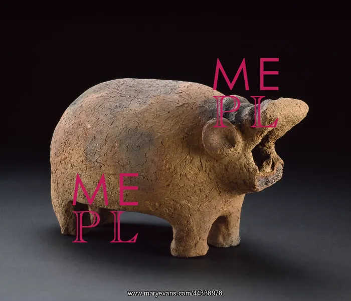 : Hippopotamus figurine : Hippopotamus figurine