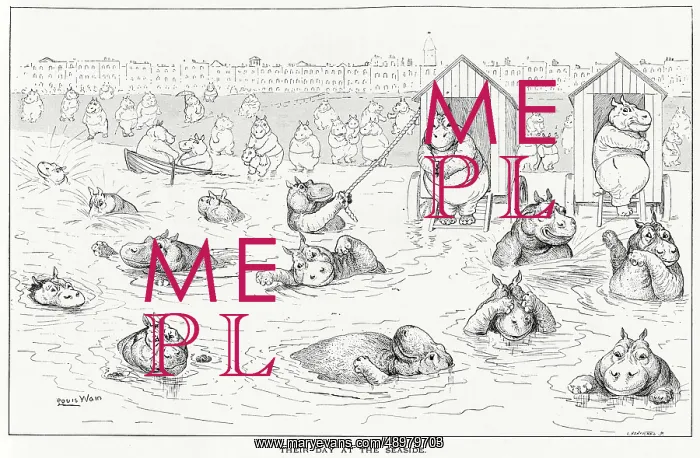 : Hippos Day at the Seaside : Hippos Day at the Seaside