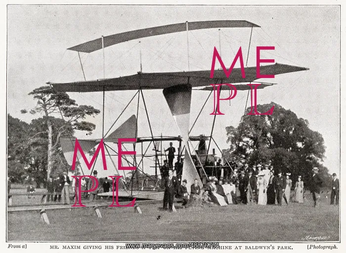 : Hiram Maxim's Flying Machine 1894 : Hiram Maxim's Flying Machine 1894