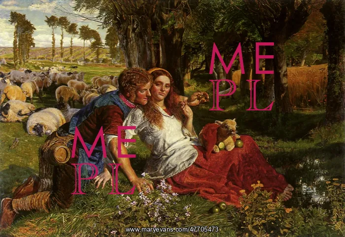 : The Hireling Shepherd, by Holman Hunt : The Hireling Shepherd, by Holman Hunt
