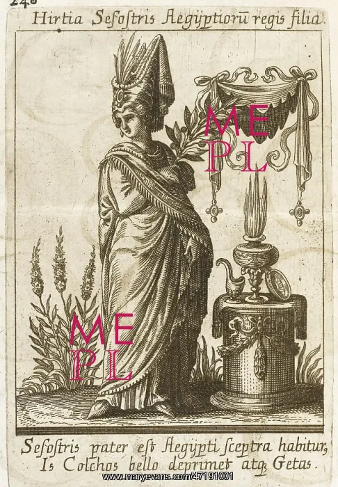 : HIRTIA, Egyptian seer, daughter of Sesostris, priestess of Serapis who : HIRTIA, Egyptian seer, daughter of Sesostris, priestess of Serapis who