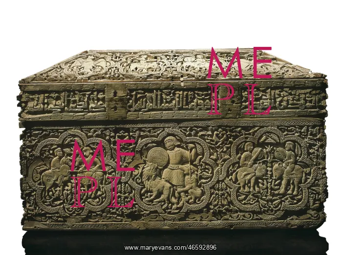 : Hispanic-Arabic Small Chest. 1004 - 1005. Made : Hispanic-Arabic Small Chest. 1004 - 1005. Made