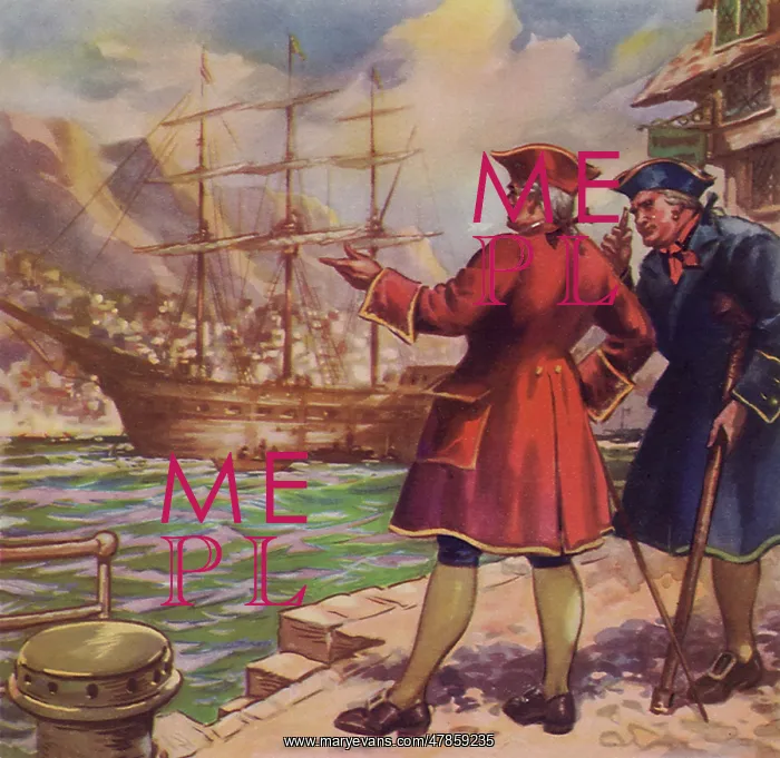 : Hispaniola in Harbor : Hispaniola in Harbor