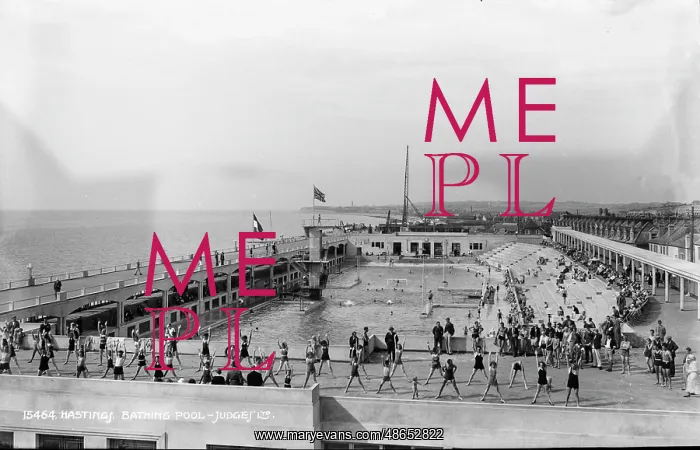 : Historic Bathing Pool in Hastings : Historic Bathing Pool in Hastings