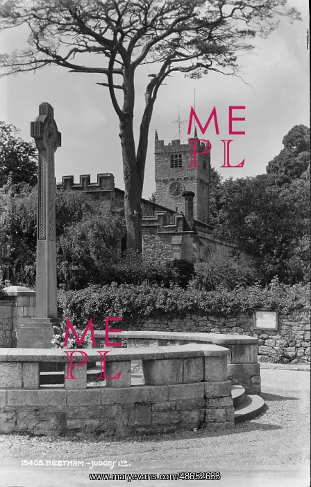 : Historic Beetham Church and Cross : Historic Beetham Church and Cross