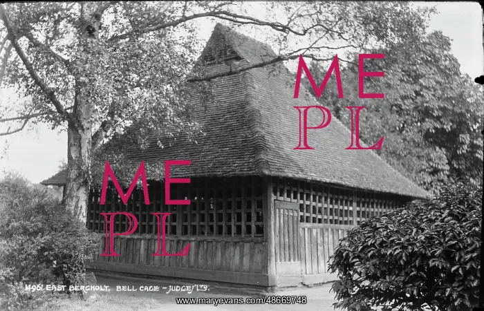 : Historic Bell Cage in East Bergholt : Historic Bell Cage in East Bergholt