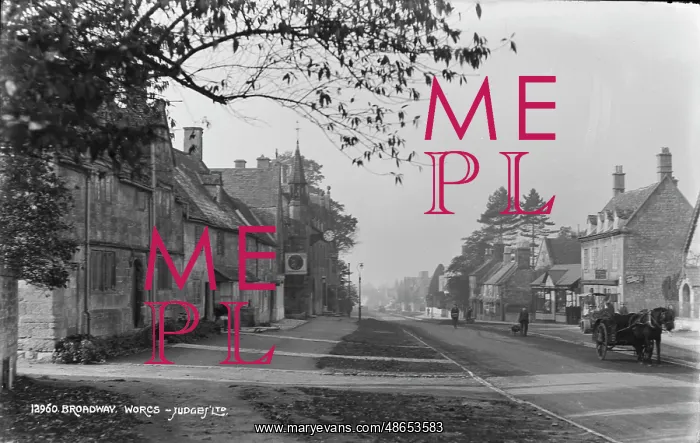 : Historic Broadway Street Scene : Historic Broadway Street Scene