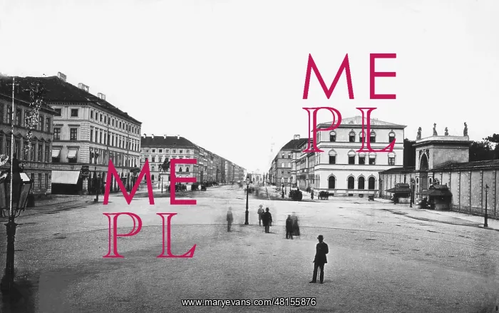 : Historic Munich: Ludwigstrasse in Munich : Historic Munich: Ludwigstrasse in Munich
