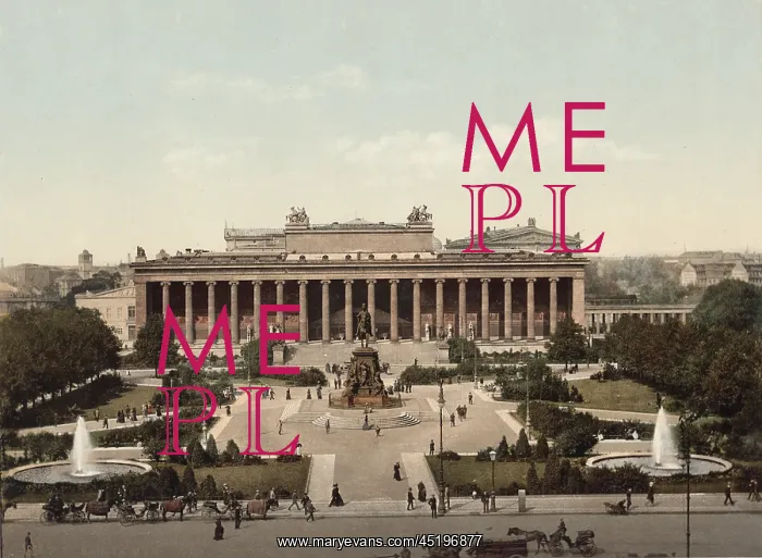  : Historical Berlin - Altes Museum 1895
