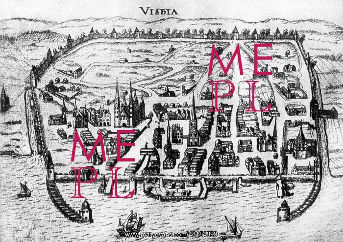 : Historical presentation of Visby on Gotland : Historical presentation of Visby on Gotland