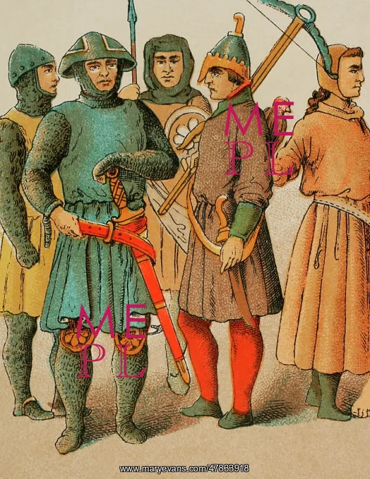 : History of England, 1200. Warriors : History of England, 1200. Warriors