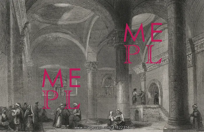: History of Israel. Jerusalem. Interior of the Golden Gate : History of Israel. Jerusalem. Interior of the Golden Gate