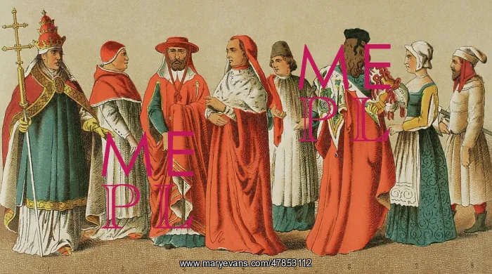 : History of Italy. 1400. From left to right: Pope : History of Italy. 1400. From left to right: Pope