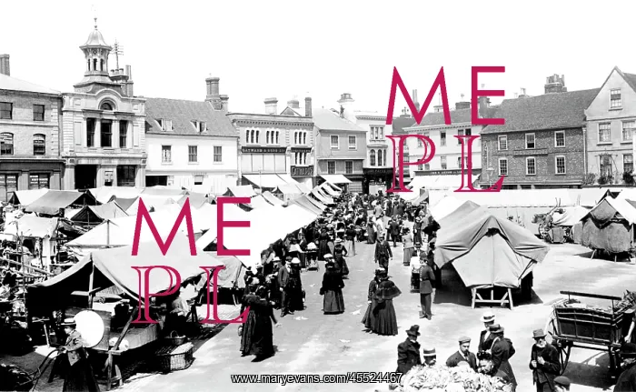  : Hitchin, the Market 1901