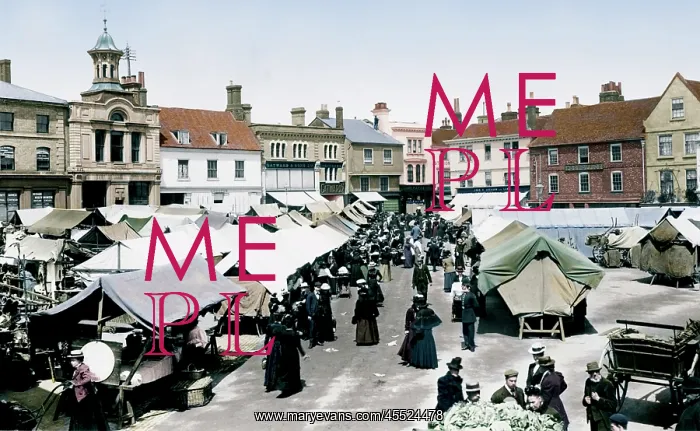  : Hitchin, the Market 1901