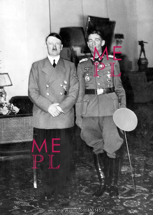 : Hitler with Eduard Dietl : Hitler with Eduard Dietl