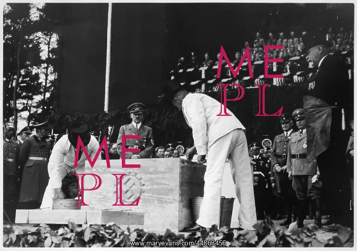 : HITLER / FOUNDATION STONE : HITLER / FOUNDATION STONE