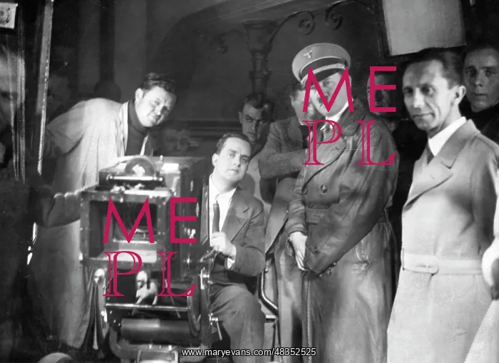 : Hitler and Goebbels at the UFA, 1939 : Hitler and Goebbels at the UFA, 1939