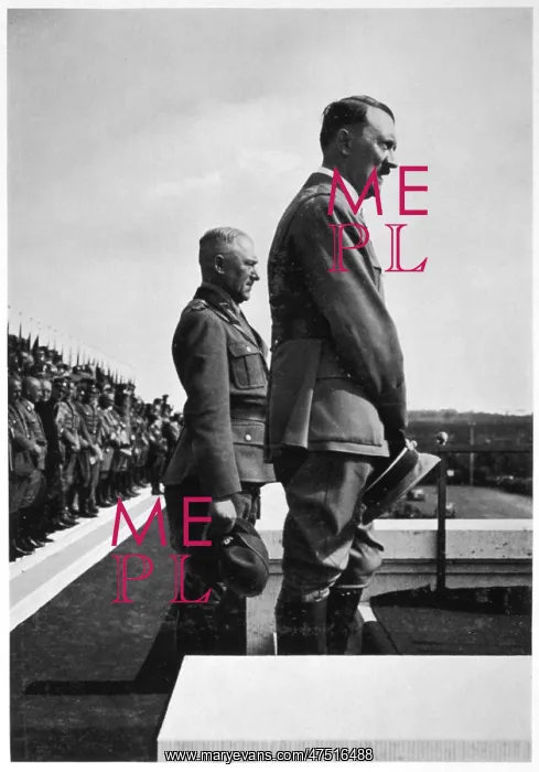 : HITLER / HIERL / RALLY / 1935 : HITLER / HIERL / RALLY / 1935