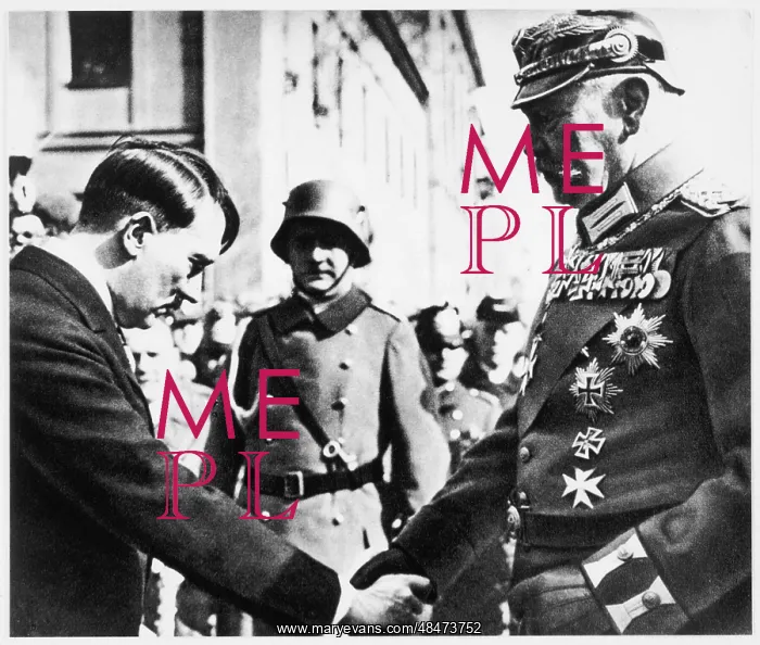 : HITLER WITH HINDENBURG : HITLER WITH HINDENBURG
