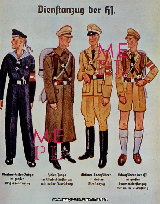 : HITLER JUGEND / UNIFORMS : HITLER JUGEND / UNIFORMS