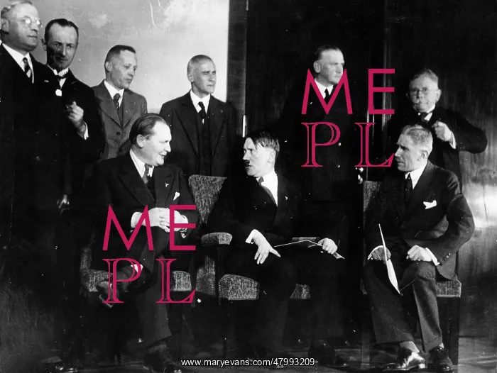: Hitler and his ministers pose after their swearing : Hitler and his ministers pose after their swearing