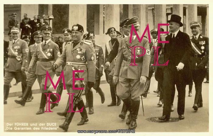 : HITLER AND MUSSOLINI : HITLER AND MUSSOLINI